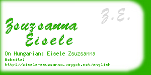 zsuzsanna eisele business card